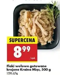 Biedronka Flaki wołowe gotowane krojone Kraina Mięs oferta