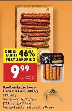 Biedronka Kiełbaski grillowe ziołowe Czas Na Grill oferta