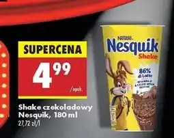 Biedronka Napój shake czekoladowy Nesquik oferta