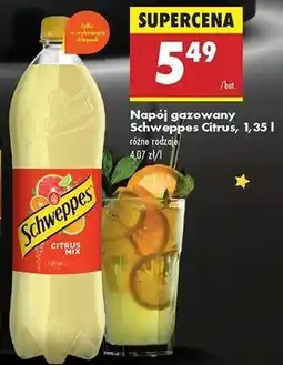 Biedronka Napój citrus mix Schweppes oferta