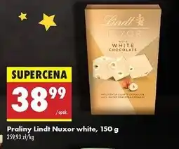 Biedronka Praliny white chocolate Lindt Nuxor oferta