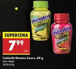 Biedronka Pastylki z witaminą c truskawkowe Mentos oferta