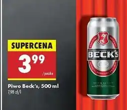 Biedronka Piwo Beck's Imported oferta