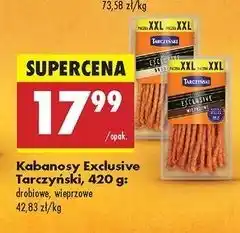 Biedronka Kabanosy wieprzowe Tarczyński Exclusive oferta