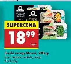 Biedronka Wrapy z łososiem mango Mowi oferta