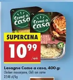 Biedronka Lasagne chili con carne Come A Casa oferta