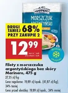 Biedronka Morszczuk argentyński filety bez skóry Marinero oferta