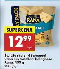 Biedronka Ravioli 4 formaggi Giovanni Rana oferta