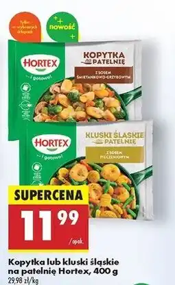 Biedronka Kluski śląskie na patelnię z sosem pieczeniowym Hortex oferta