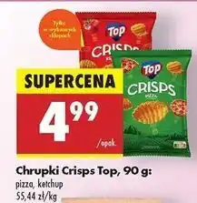 Biedronka Chrupki ketchup Top Crisps oferta
