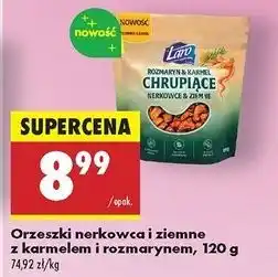 Biedronka Orzechy nerkowca i ziemne z karmelem rozmarynem Laro oferta