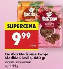 Biedronka Ciastka z nadzieniem pomarańczowym Twoje Słodkie Chwile oferta