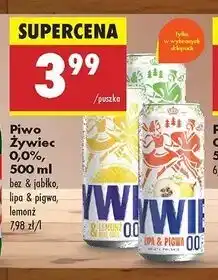 Biedronka Piwo Żywiec Lipa & Pigwa oferta