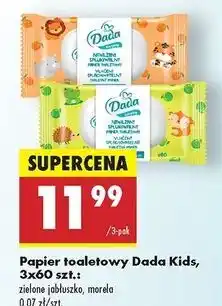 Biedronka Papier toaletowy nawilżany malina Dada oferta