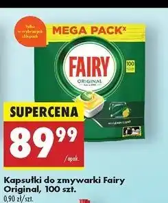 Biedronka Tabletki do zmywarki lemon Fairy All In 1 oferta