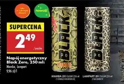 Biedronka Napój energetyczny lampart Black Energy oferta