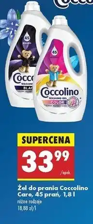 Biedronka Żel do prania black & dark Coccolino Care oferta
