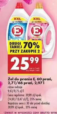 Biedronka Żel do prania białych i jasnych tkanin E oferta