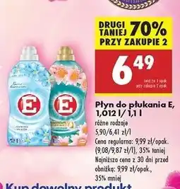 Biedronka Płyn do zmiękczania tkanin harmonia kwiatów E Nectar Inspirations oferta