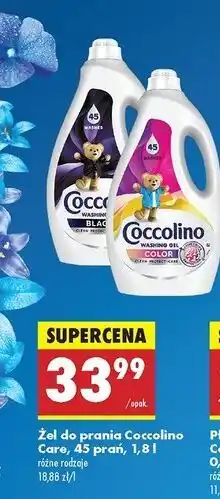 Biedronka Żel do prania black & dark Coccolino Care oferta