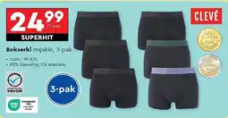 Biedronka Bokserki męskie m-xxl Cleve oferta