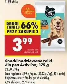 Biedronka Snacki dla psa Activ Pet oferta