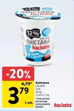 Intermarche Śmietana oferta