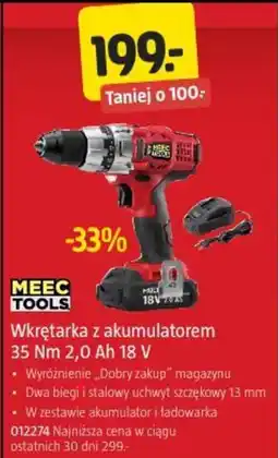 Jula Wkrętarka z akumulatorem 35 Nm 2,0 Ah 18 V oferta