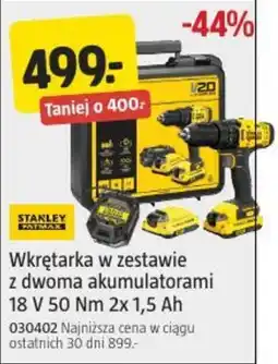 Jula Wkrętarka w zestawie z dwoma akumulatorami 18 V 50 Nm 2x 1,5 Ah oferta