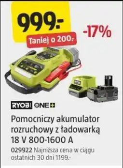 Jula Pomocniczy akumulator rozruchowy z ładowarką 18 V 800-1600 A oferta