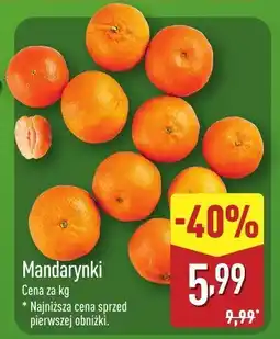 ALDI Mandarynki 1 kg Aldi oferta