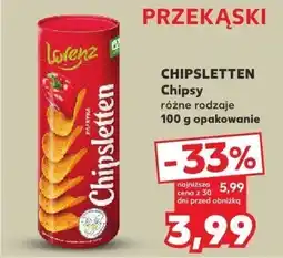 Kaufland Chipsy Chipsletten Lorenz oferta