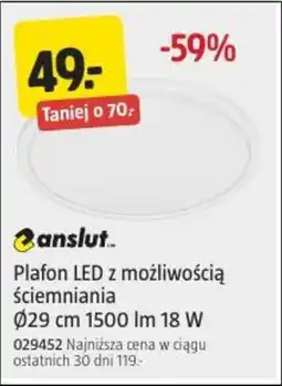 Jula Plafon LED z możliwością ściemniania oferta