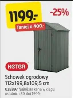Jula Schowek ogrodowy 112x199,8x109,5 cm oferta