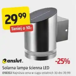 Jula Solarna lampa ścienna LED oferta