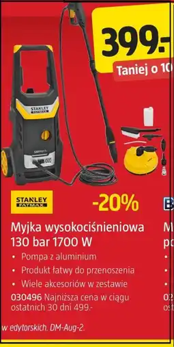 Jula Myjka wysokociśnieniowa Stanley oferta