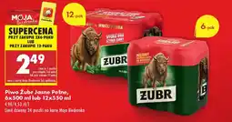 Biedronka Piwo Żubr oferta