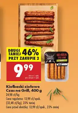 Biedronka Kiełbaski Czas na grill oferta