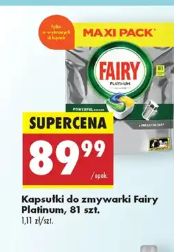 Biedronka Kapsułki do zmywarki Fairy oferta