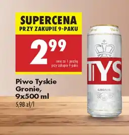 Biedronka Piwo Tyskie oferta