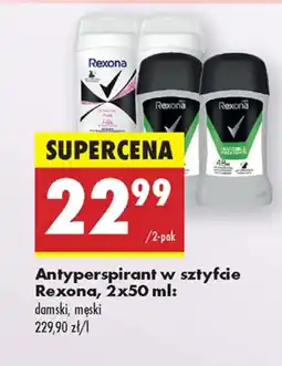 Biedronka Antyperspirant Rexona oferta