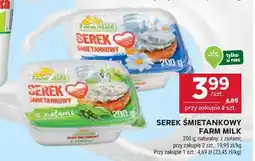 Stokrotka Market Serek śmietankowy Farm Milk oferta