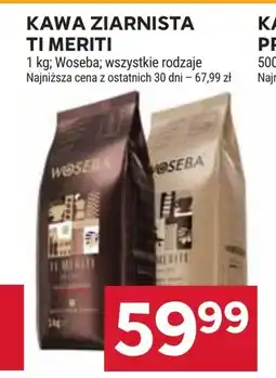 Stokrotka Market Kawa ziarnista Woseba oferta