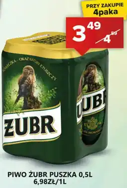 Spiżarnia Smakosza PIWO ŻUBR PUSZKA oferta