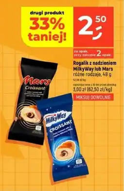 Dealz Rogalik z nadzieniem MilkyWay lub Mars oferta