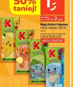 Dealz Napój Kubuś Pokemon oferta