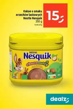 Dealz Kakao o smaku orzechów laskowych Nestle Nesquik oferta
