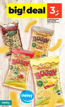 Dealz Chrupki kukurydziane Buggy Corn Flips oferta
