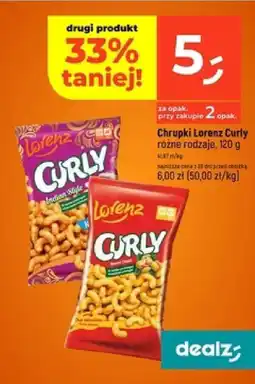 Dealz Chrupki Lorenz Curly oferta