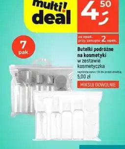 Dealz Butelki podróżne na kosmetyki oferta